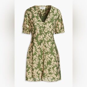 ba&sh Tais Botanical Print Mini Dress